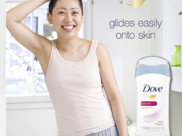 Dove 6-Pack Antiperspirant Deodorant, Powder Scent as low as $9.97 After Coupon (Reg. $24.54) + Free Shipping – $1.66/2.6 Oz Stick