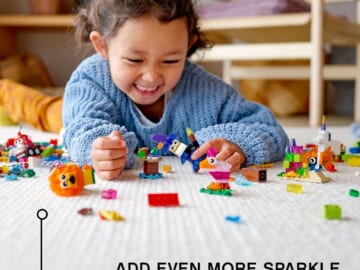 LEGO Classic Creative Transparent Bricks Building Set, 500-Piece $27 (Reg. $42)