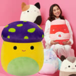 Squishmallows Original 12-Inch Enid Neon Yellow Mushroom Plush $10.88 (Reg. $16)