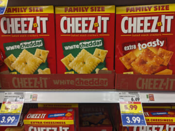 Family Size Cheez-It Crackers As Low As $2.99 At Kroger (Regular Price $6.49)