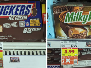 Snickers or Milky Way Ice Cream Bars Just $2.99 At Kroger