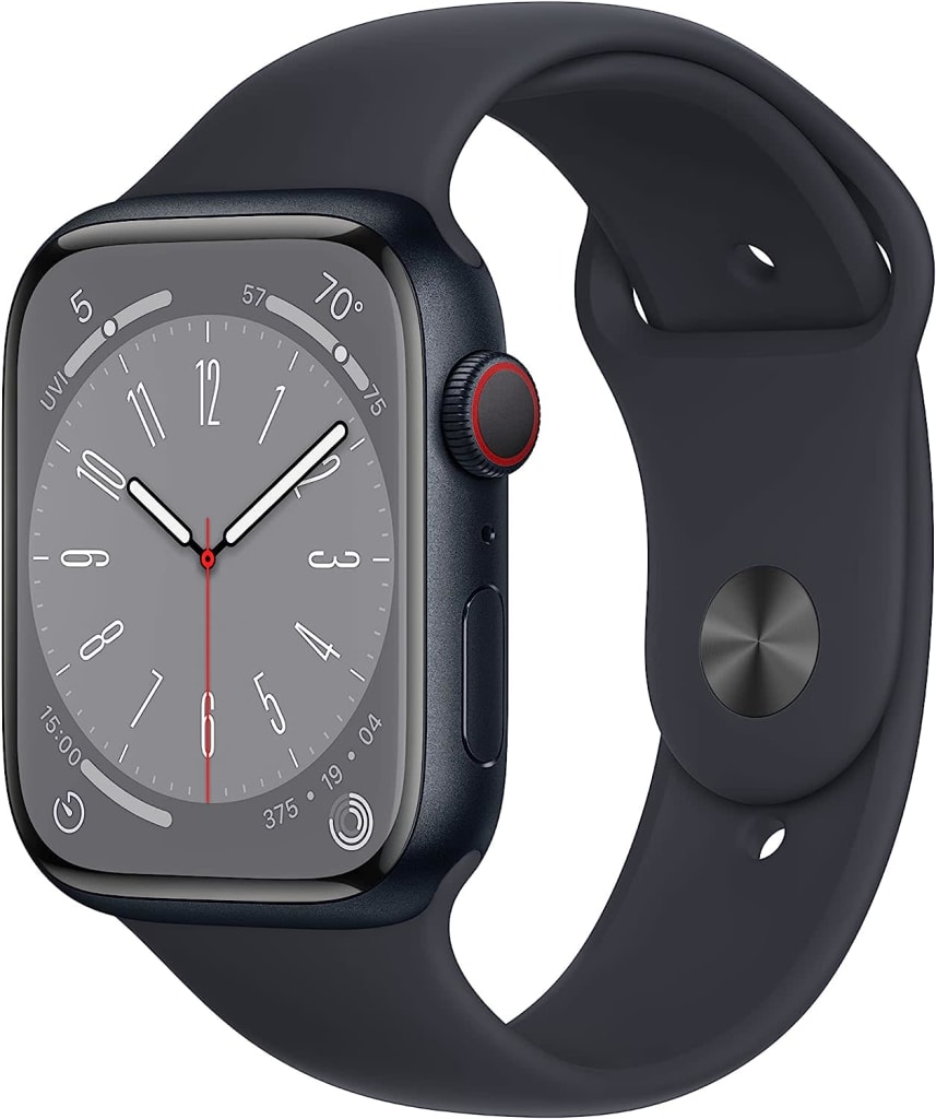 Apple Watch Series 8 GPS + Cellular 45mm Smart Watch for $329 + free shipping