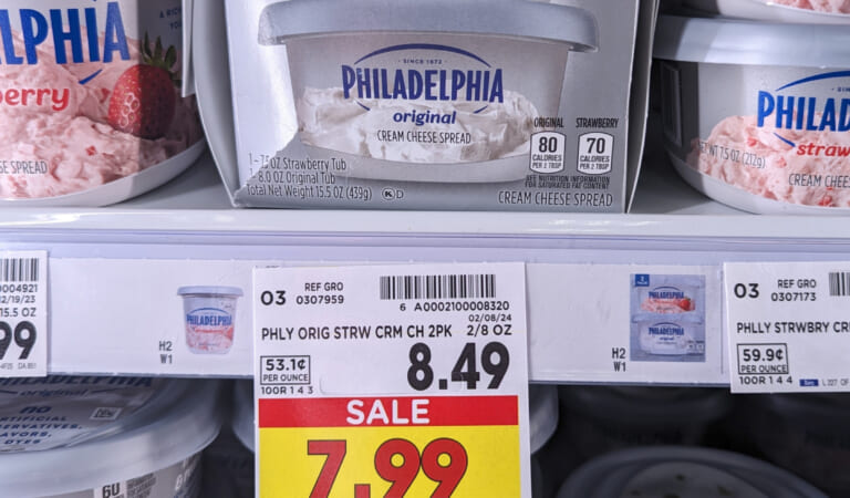 Philadelphia Cream Cheese Spread 2-Packs Just $5.99 At Kroger