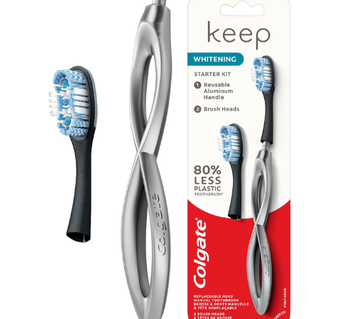 Colgate Keep Manual Toothbrush Whitening Starter Kit as low as $2.67 After Coupon (Reg. $10.49) + Free Shipping – Includes Reusable Handle & 2 Brush Heads