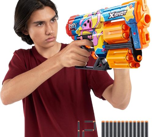 X-Shot Skins Dread Blaster Poppy Playtime Toy Foam Blaster $6.95 (Reg. $15) – Includes 12 Darts