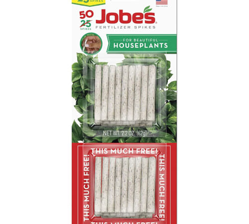 Jobe’s Fertilizer Spikes, Indoor Houseplants, 50 Count $1.98 (Reg. $7.14) – 4¢/Spike, FAB Ratings!