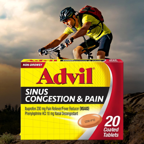 Advil 20-Count Sinus Congestion and Pain Relief Medicine Tablets as low as $8.53 when you buy 4 (Reg. $10) – 43¢/Tablet