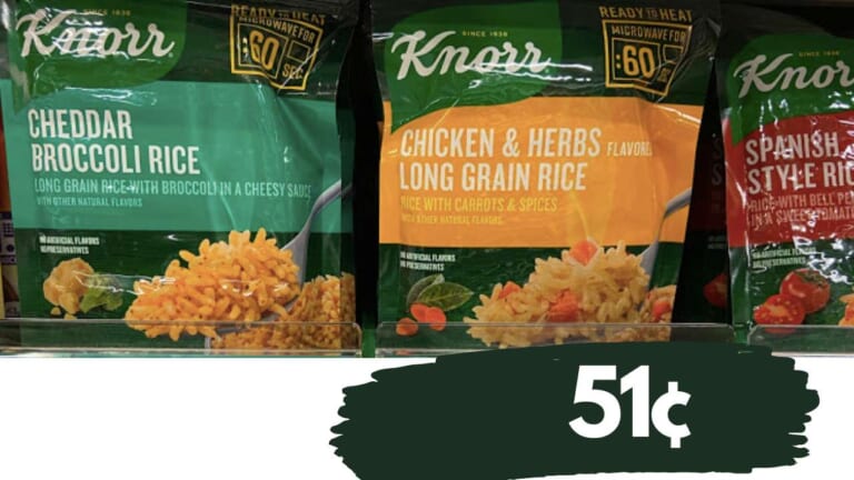 51¢ Knorr Pasta & Rice Sides at Publix