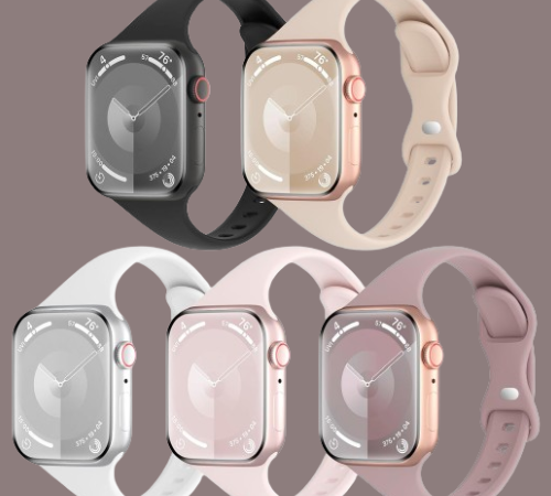 Silicone Apple Watch Bands, 5 Pack $4.99 After Coupon (Reg. $15) – $0.99/Band