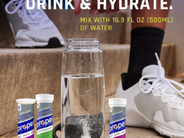 Propel Water Tablets 40-Count Variety Pack as low as $5.51 After Coupon (Reg. $26) + Free Shipping – 14¢/Tablet – Makes 16.9 Fl Oz