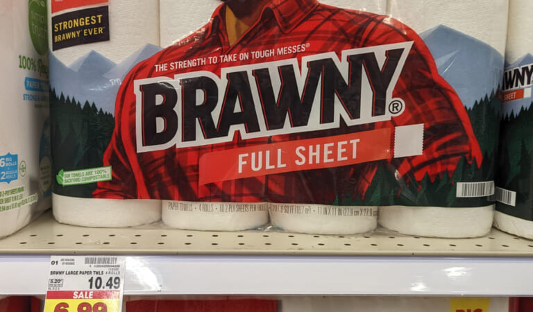 Brawny Paper Towels As Low As $4.99 At Kroger