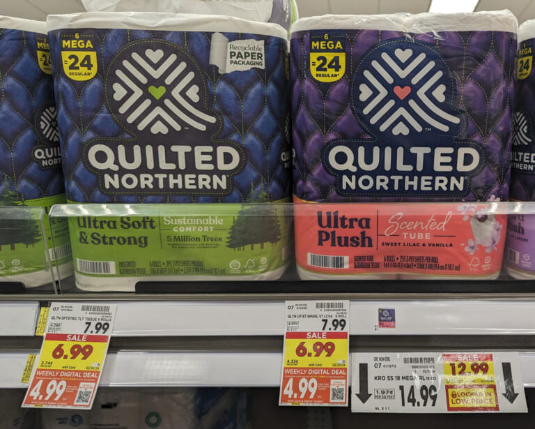 Quilted Northern Toilet Paper Just $4.99 At Kroger