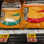 Big Bags Or Blocks Of Kroger Cheese Just $5.99