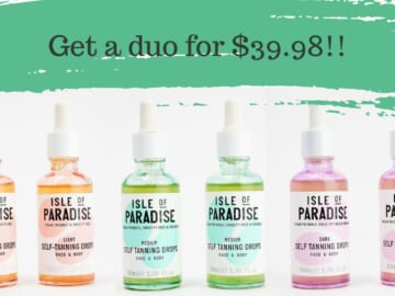 Isle of Paradise Self-Tanning Drops 2-Pack $39.98 Shipped (reg. $48)!