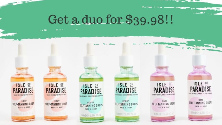 Isle of Paradise Self-Tanning Drops 2-Pack $39.98 Shipped (reg. $48)!