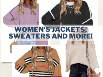 Women’s Jackets, Sweaters and more from $12.98 (Reg. $39.98+)