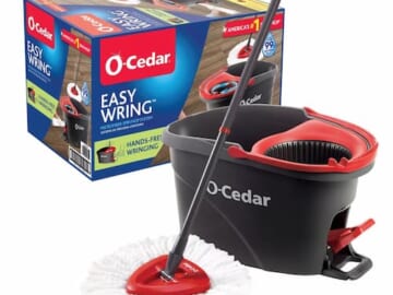 *RARE* O-Cedar EasyWring Microfiber Spin Mop & Bucket System only $27.99!