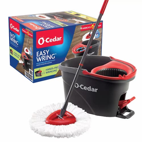 *RARE* O-Cedar EasyWring Microfiber Spin Mop & Bucket System only $27.99!