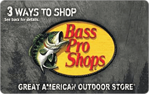 $60 Bass Pro Shops Gift Card for $50
