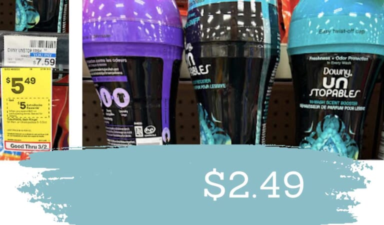 $2.49 Downy Unstopables at CVS