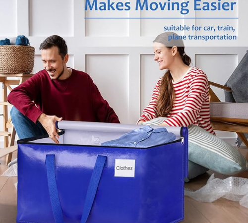 Prime Member Exclusive: Extra Large Waterproof Zipper Closure Storage Bags, 6 Pack $14.99 (Reg. $30) + Free Shipping – $2.50/88L Bag