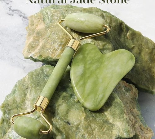 Prime Member Exclusive: Jade Face Roller and Gua Sha Set $3.20 After Coupon + Code (Reg. $16) + Free Shipping – $1.60/Facial Tool