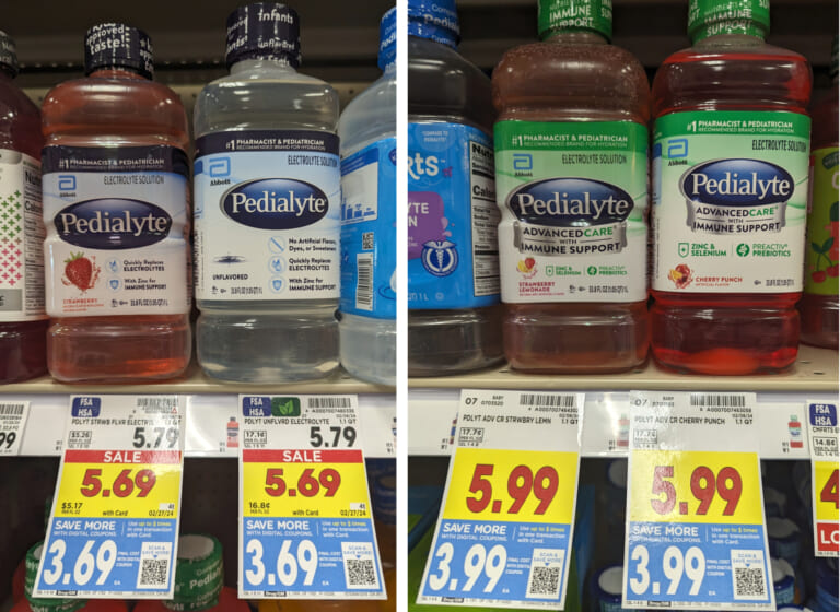 Pedialyte Oral Electrolyte Solution As Low As $3.69 At Kroger