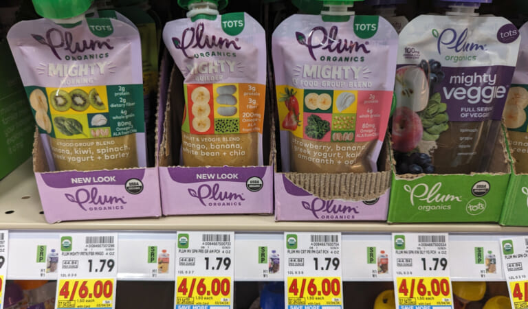 Plum Organics Baby Food Pouches Only $1.25 At Kroger
