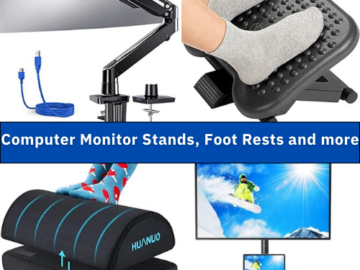 Today Only! Computer Monitor Stands, Foot Rests and more from $22.78 After Coupon (Reg. $39.99+)