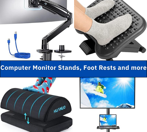 Today Only! Computer Monitor Stands, Foot Rests and more from $22.78 After Coupon (Reg. $39.99+)