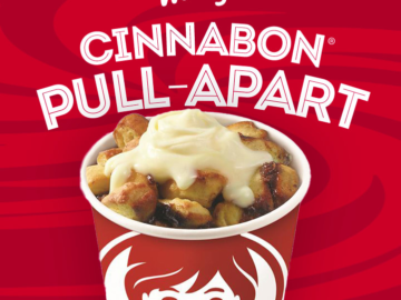 Upcoming: Cinnabon Pull Apart at Wendy's: Free on February 29