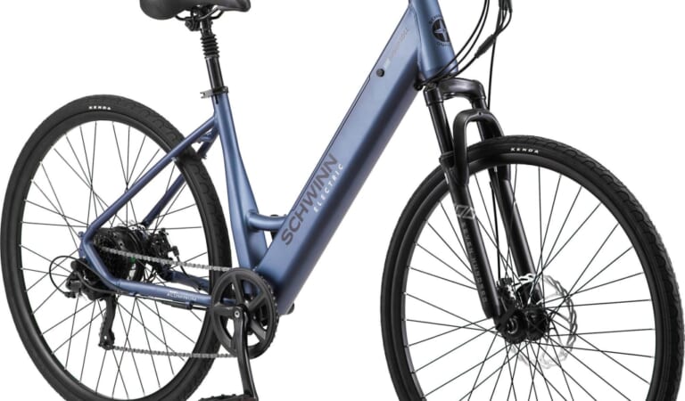 Schwinn Adult 700c Ingersoll Electric Hybrid Throttle Bike for $700 + free shipping
