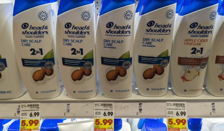 Head & Shoulders Products As Low As $4.49 At Kroger (Regular Price $6.99)