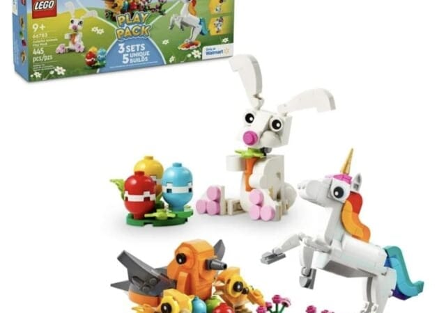 LEGO Colorful Easter Animals Play Pack, 3 Builds in 1 Box only $18.18!