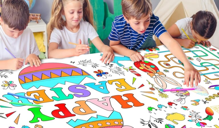 Giant Easter or Birthday Coloring Poster $5.99 After Coupon + Code (Reg. $10) – Can be used as a tablecloth! Fun activity for kids