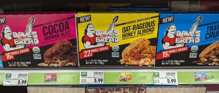 Get A Box Of Dave’s Killer Bread Snack Bars For Just $1.74 At Kroger