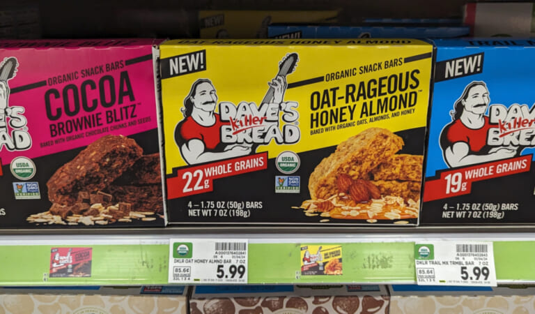 Get A Box Of Dave’s Killer Bread Snack Bars For Just $1.74 At Kroger