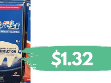 $1.32 Crest Kids Enamel + Cavity Protection Toothpaste at Walgreens