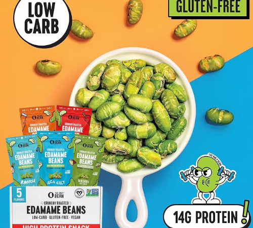 The Only Bean 5-Pack Crunchy Roasted Edamame Bean Snacks, 4 oz Variety Pack $13.28 After Coupon (Reg. $19) – $2.66/Bag