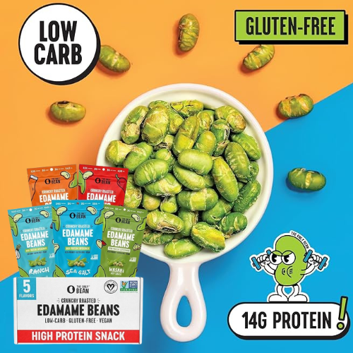The Only Bean 5-Pack Crunchy Roasted Edamame Bean Snacks, 4 oz Variety Pack $13.28 After Coupon (Reg. $19) – $2.66/Bag
