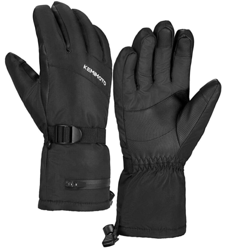 Kemimoto Touchscreen Ski Gloves for $9.93 in cart + free shipping