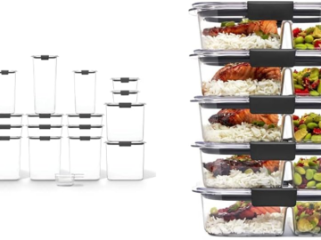 pile of clear glass food storage containers