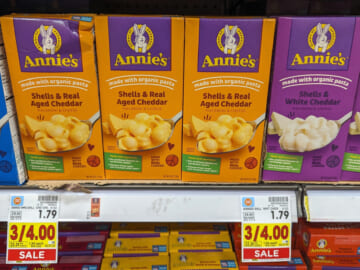 Annie’s Natural Macaroni & Cheese Just $1 At Kroger