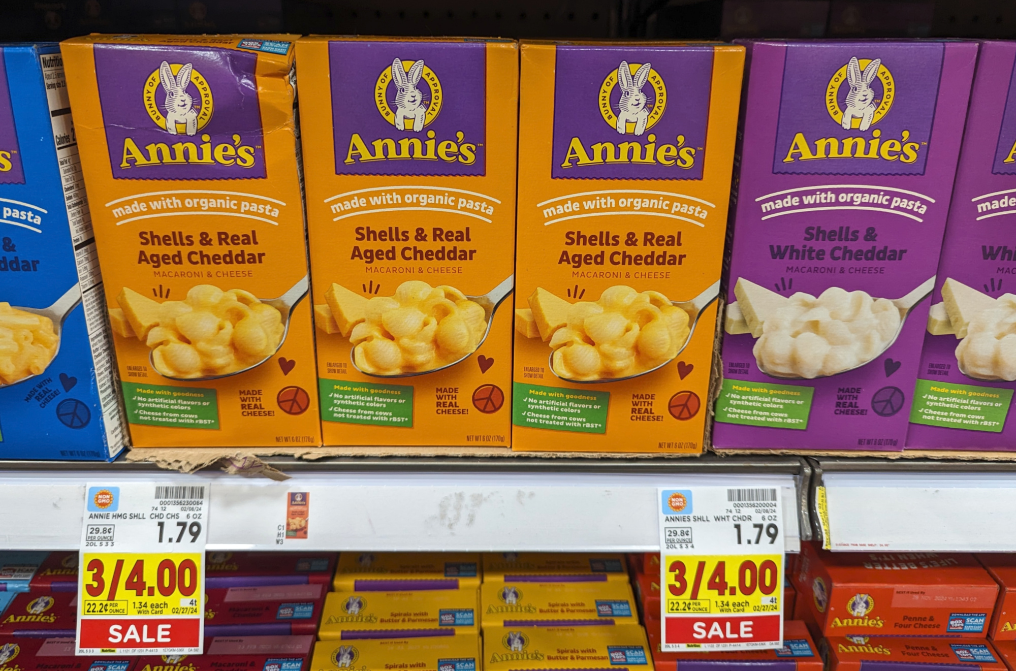 Annie’s Natural Macaroni & Cheese Just $1 At Kroger