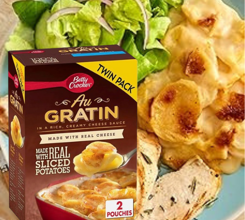 Betty Crocker Au Gratin Potatoes, Made with Real Cheese, Twin Pack, 8.8 oz as low as $2.28 Shipped Free (Reg. $3) – $1.14/Pouch