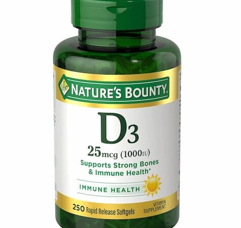 *HOT* Nature’s Bounty Vitamin D3 1000 IU 250 Rapid Release Softgels only $3.27 shipped, plus more!
