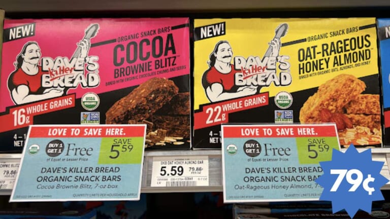 79¢ Dave’s Killer Bread Snack Bars (reg. $5.59)