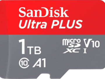 SanDisk Ultra Plus 1TB UHS-I microSDXC Memory Card for $100 + free shipping