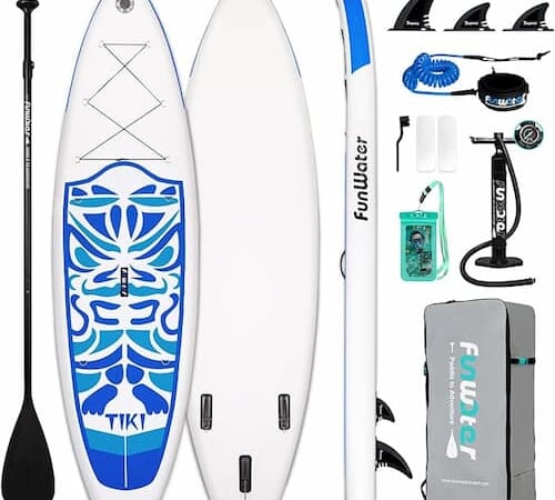 FunWater Inflatable Ultra-Light Paddleboard + Accessories Bundle only $149.95 shipped!