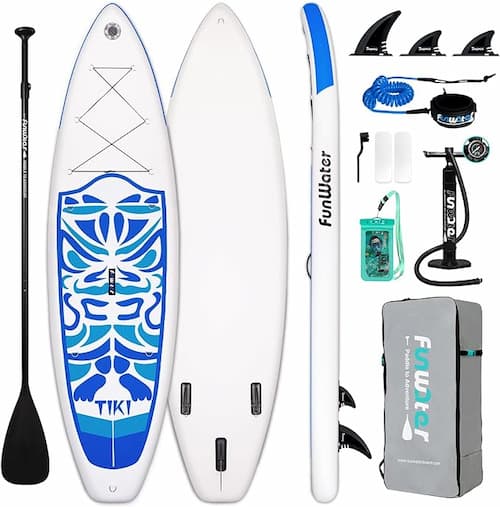 FunWater Inflatable Ultra-Light Paddleboard + Accessories Bundle only $149.95 shipped!